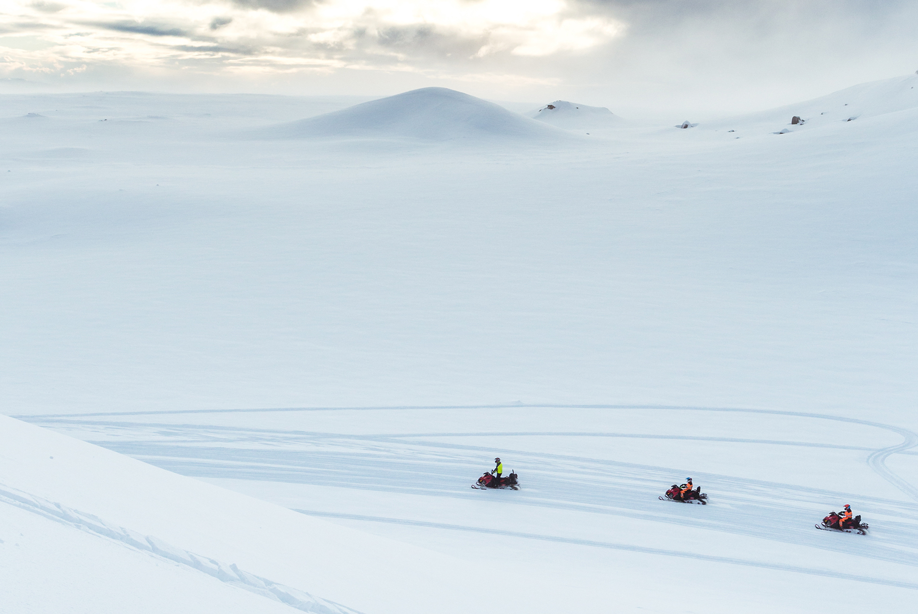 Schneemobil Vatnajökull