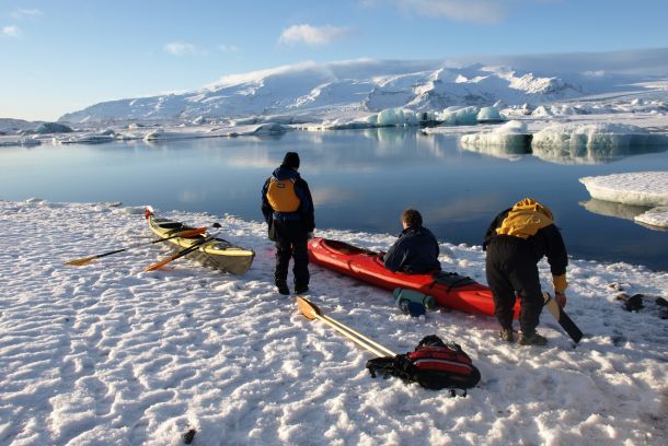 Kajak Jökulsárlón Island