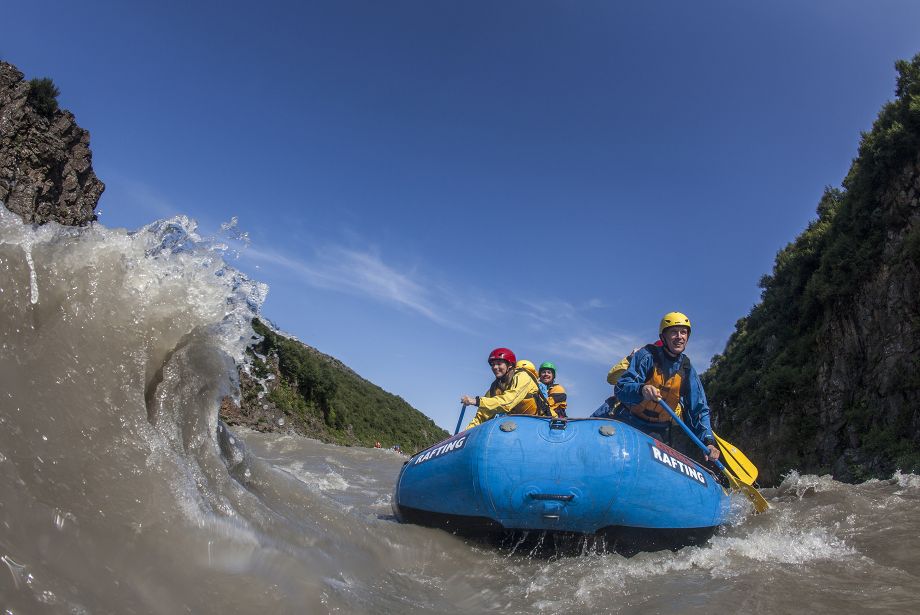 Raftingtouren in Island