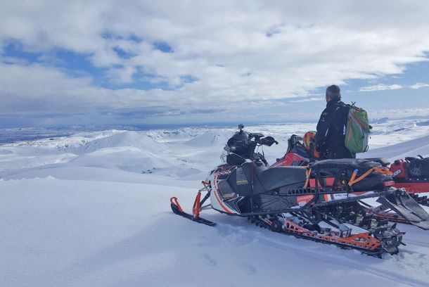 Schneemobil Eyjafjallajökull